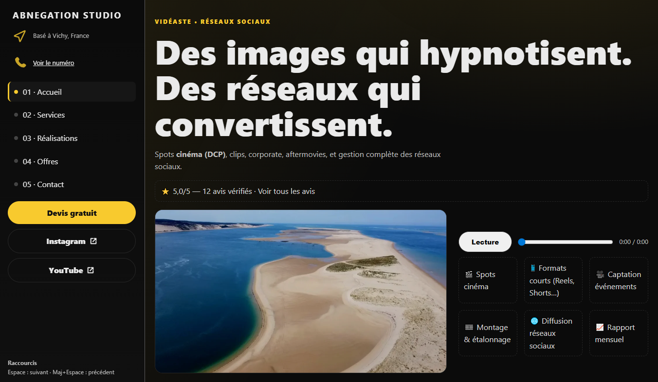 Site Abnegation Studio